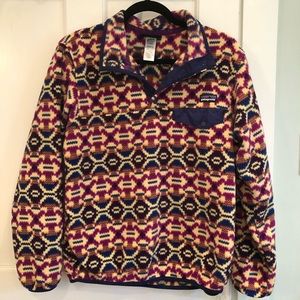 RARE Patagonia Snap-T Synchilla Pullover Purple S